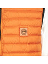 Loom Woven Chambers Recycled Nylon Down Padding Vest Orange - STONE ISLAND - BALAAN 11