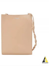 Tangle Small Leather Cross Bag Beige - JIL SANDER - BALAAN 2