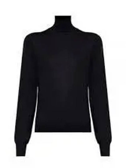 Women's Work In Progress Turtleneck Black - MAISON MARGIELA - BALAAN 2