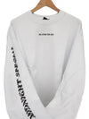 NUS19284 001 Lettering Sweatshirt White - IH NOM UH NIT - BALAAN 3