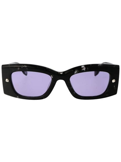 Sunglasses AM0426S 003 003 HAVANA HAVANA VIOLET - ALEXANDER MCQUEEN - BALAAN 2