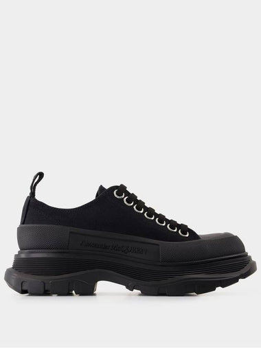 Tread  Slick Sneakers - Alexander McQueen - Canvas - Black - ALEXANDER MCQUEEN - BALAAN 1