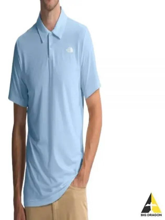 Men's Adventure Polo Shirt Blue - THE NORTH FACE - BALAAN 2