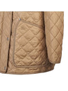 Diamond Quilted Nylon Jacket Archive Beige - BURBERRY - BALAAN 8