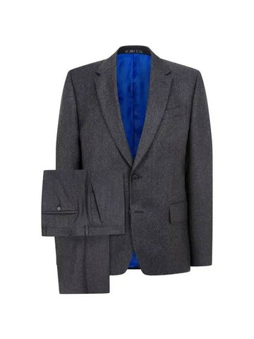 Cashmere wool tailored single suit charcoal gray 270874 - PAUL SMITH - BALAAN 1