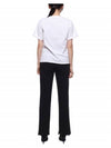 Rive Gauche Short Sleeve T-Shirt White - SAINT LAURENT - BALAAN 6