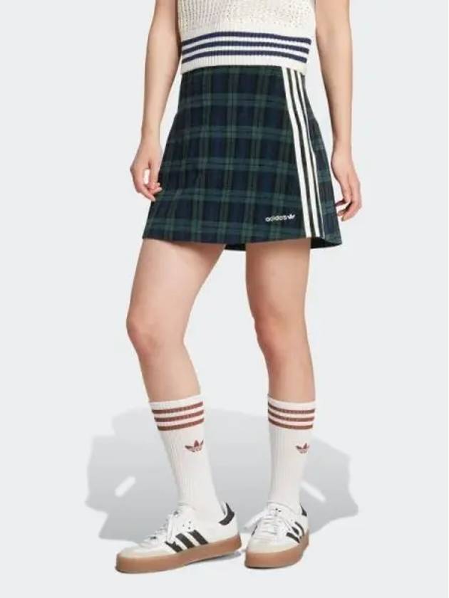 Tartan Skirt NINDIGBLACKSHAGRN - ADIDAS - BALAAN 1