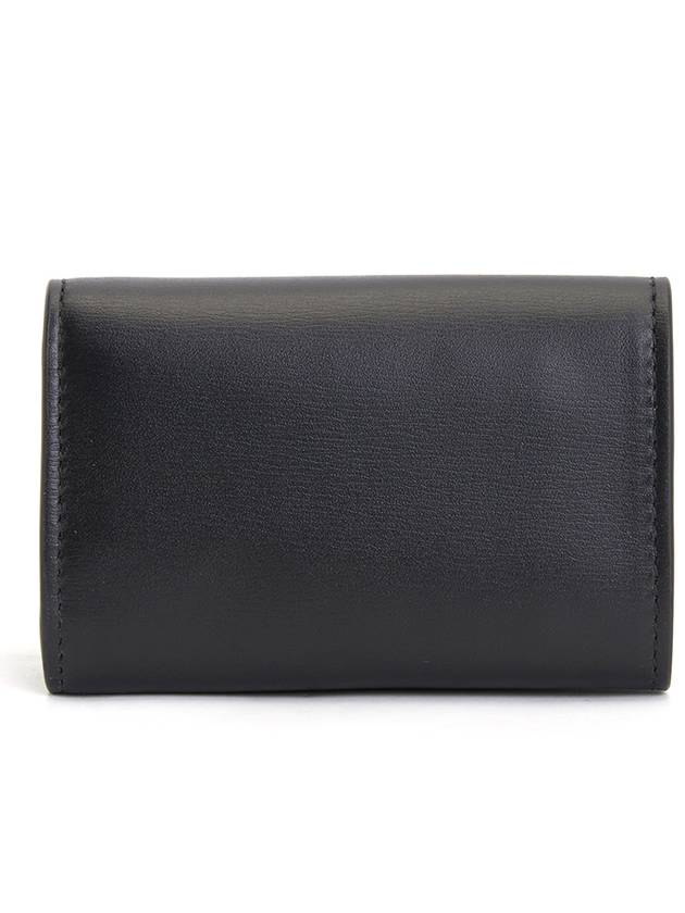 Logo Leather Card Wallet Black - SALVATORE FERRAGAMO - BALAAN 3