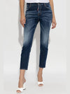 Cropped Skinny Jeans Blue - DSQUARED2 - BALAAN 3