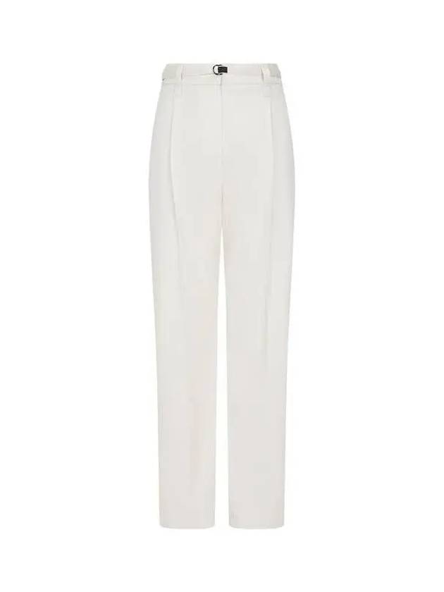 Women s Monili Patch Belt Tapered Pants Light Beige 271931 - BRUNELLO CUCINELLI - BALAAN 1