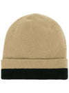 Cashmere Intarsia Logo Beanie Brown - BURBERRY - BALAAN 4