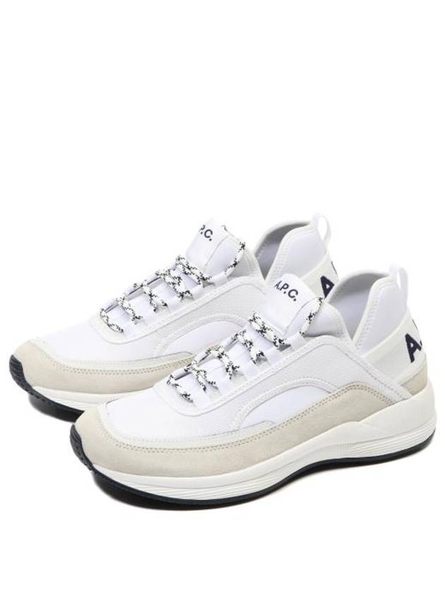 Run Around Logo Low Top Sneakers White - A.P.C. - BALAAN 7