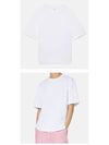 UTS002.726 100 Heart Logo Patch Short Sleeve T-Shirt White T-Shirt TJ - AMI - BALAAN 4