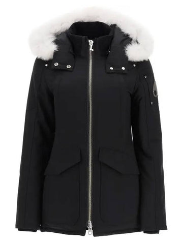 Women's Fire River Parka Black - MOOSE KNUCKLES - BALAAN 1