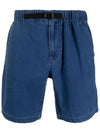 Youri Washed Denim Bermuda Shorts Indigo - A.P.C. - BALAAN 1