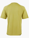 Men's Groa Logo Technical Short Sleeve T-Shirt Beryl Green - KLATTERMUSEN - BALAAN 3