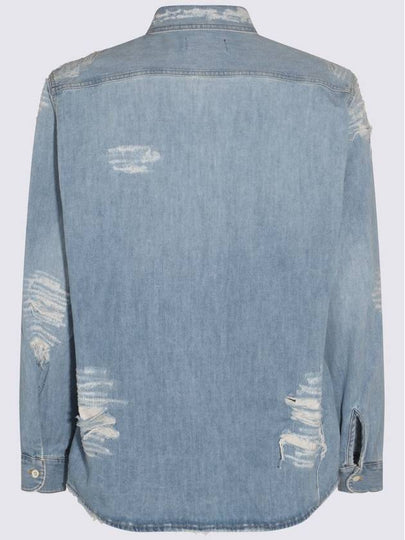 424 Blue Denim Jacket - 424 - BALAAN 2