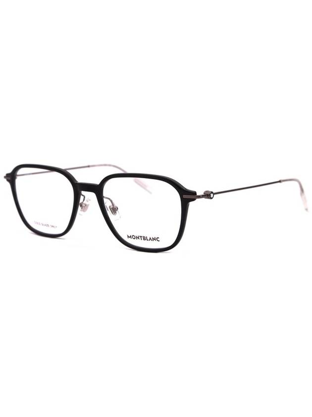 MB0207O 001 Officially imported square horn rimmed lightweight luxury eyeglasses frame - MONTBLANC - BALAAN 1