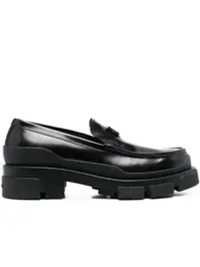 Terra Leather Loafers Black - GIVENCHY - BALAAN 2