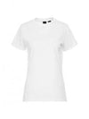 Bird Logo Cotton Short Sleeve T-Shirt White - PINKO - BALAAN 3