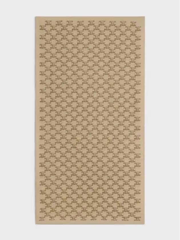 Monogram Cashmere Muffler Beige - CELINE - BALAAN 2