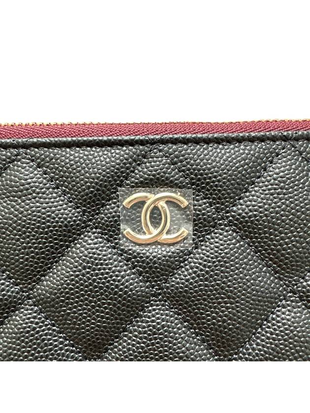 Classic Gold Hardware Caviar Large Calfskin Clutch Bag Black - CHANEL - BALAAN 5