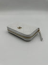 Women's classic zipper card wallet caviar white gold AP0216 - CHANEL - BALAAN 5