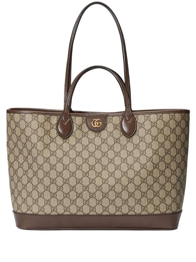 Ophidia GG Canvas Medium Tote Bag Beige - GUCCI - BALAAN 1