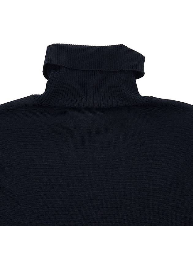 Men's Knit Turtleneck Navy - STONE ISLAND - BALAAN 8