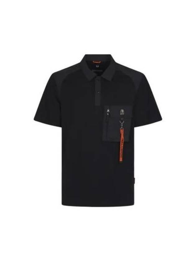 Men's Rescue Zwart Polo Shirt Black - PARAJUMPERS - BALAAN 2