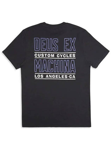 Beam Short Sleeve T Shirt Anthracite - DEUS EX MACHINA - BALAAN 1