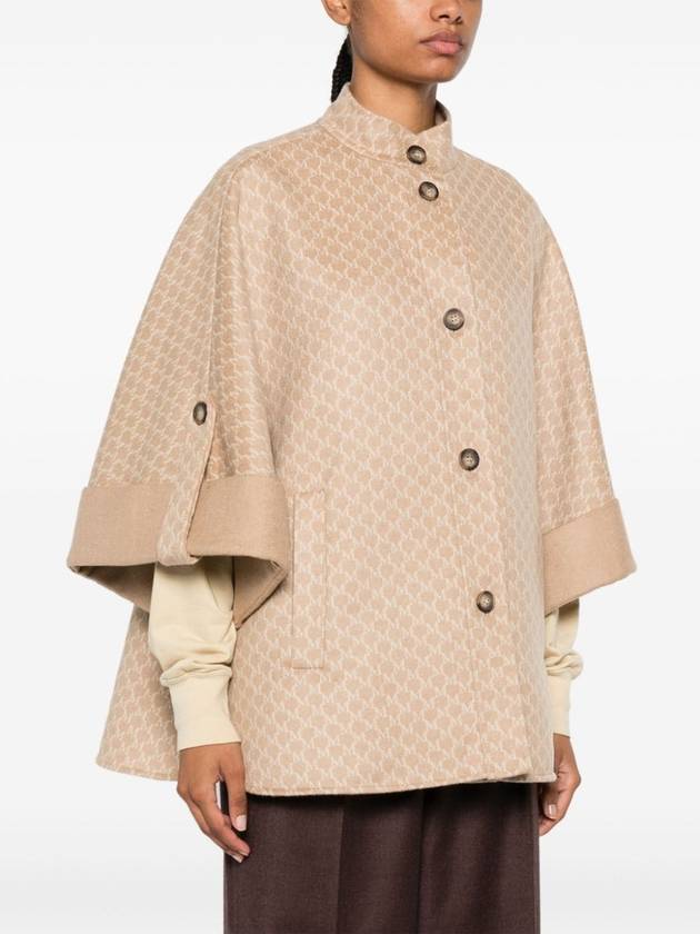 Virgin Wool Cashmere Reversible Single Coat Beige - MAX MARA - BALAAN 3