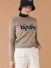 Graphic crew neck long sleeve knit BEIGE - MONBIRDIE GOLF - BALAAN 2