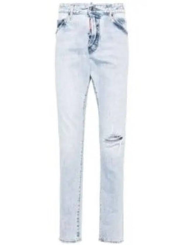 Cool Guy Distressed Skinny Jeans Blue - DSQUARED2 - BALAAN 1