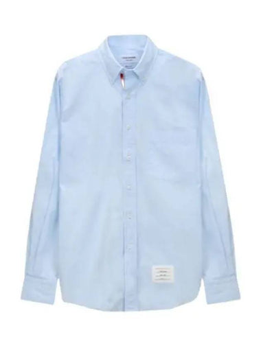 Hidden RWB trim classic poplin shirt - THOM BROWNE - BALAAN 1