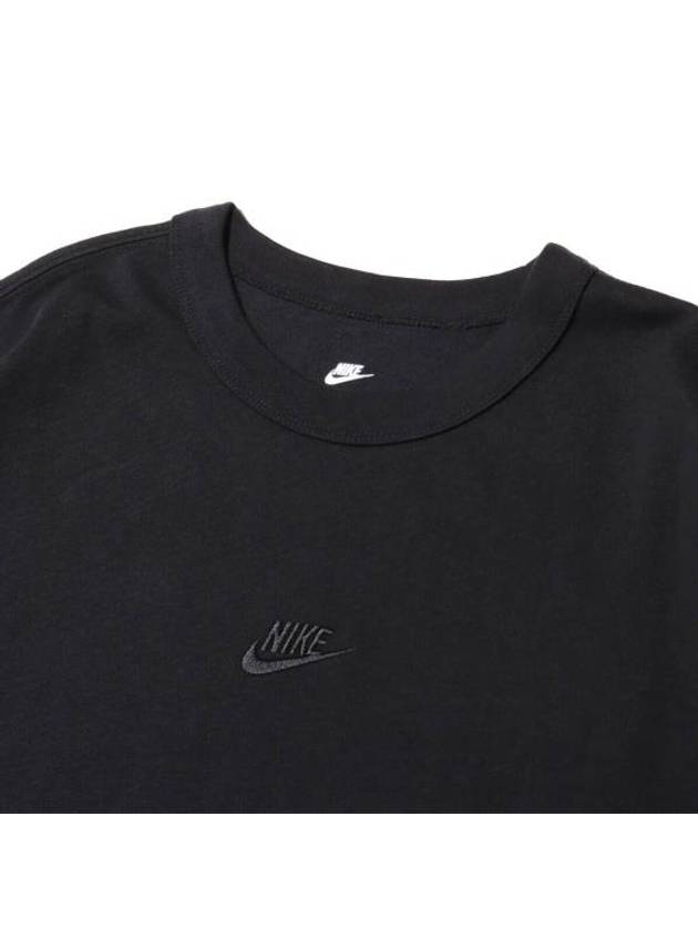 Sportswear Premium Essential Oversized Short Sleeve T-Shirt Black - NIKE - BALAAN 4