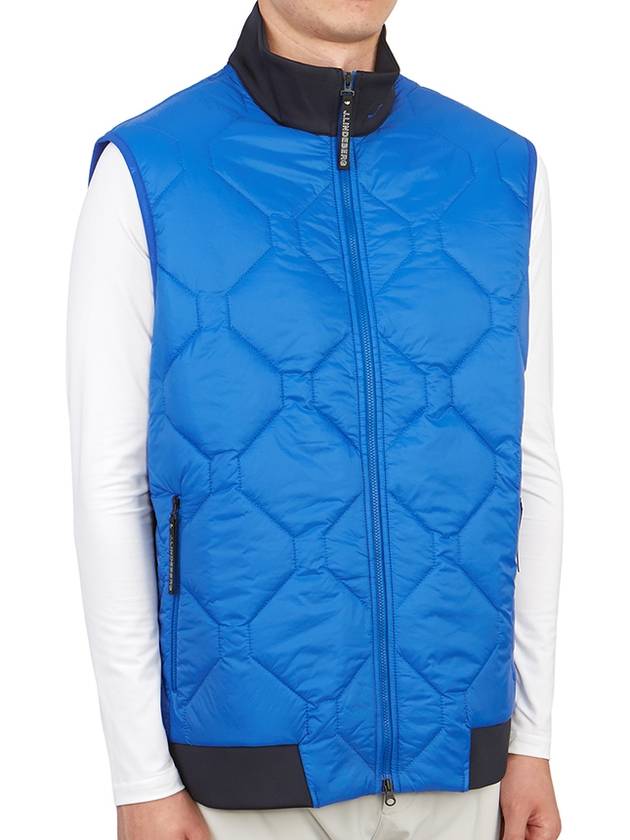 Golf Quilt Hybrid Dermal Wind Vest Blue - J.LINDEBERG - BALAAN 5