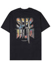 Spectrum Graphic Short Sleeve T-Shirt Black - SOLID HOMME - BALAAN 4