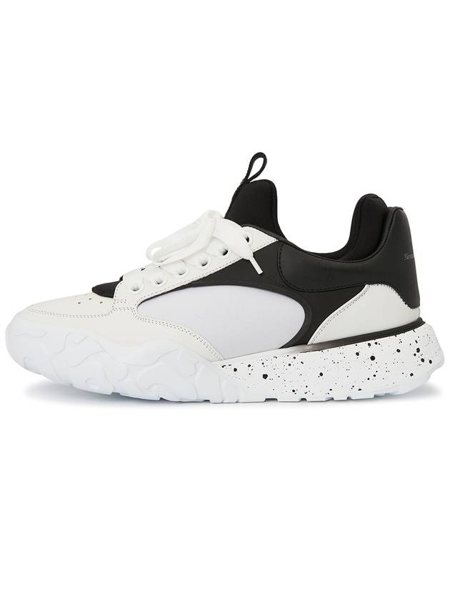 Court Tech Low Top Sneakers White Black - ALEXANDER MCQUEEN - BALAAN 5