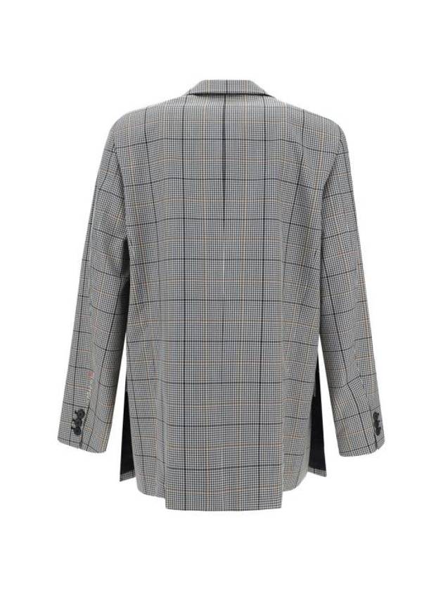 Micro Check Jacket Blublack - MARNI - BALAAN 3