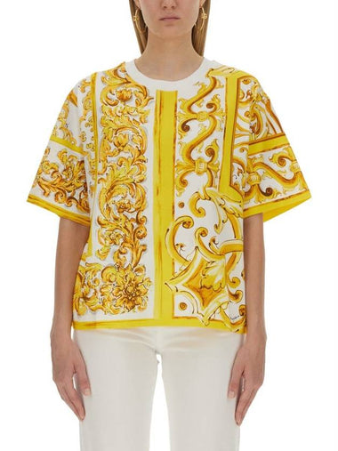 Dolce & Gabbana Cotton Jersey T-Shirt - DOLCE&GABBANA - BALAAN 1