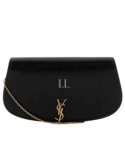 Voltaire Shoulder Bag Black - SAINT LAURENT - BALAAN 2