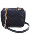 GG Marmont Matelasse Small Shoulder Bag Black - GUCCI - BALAAN 4