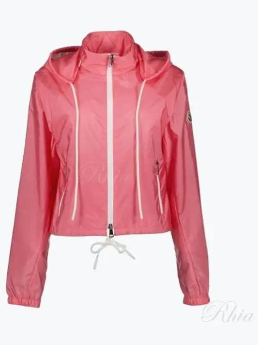 Women's Alose Zip Up Hoodie Pink - MONCLER - BALAAN 2