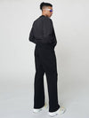 Flared Sweatpants Black - ATHPLATFORM - BALAAN 8