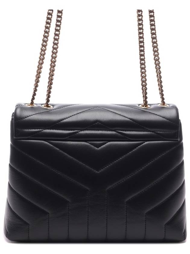 Bronze Monogram Loulou Matelasse Y Leather Small Shoulder Bag Black - SAINT LAURENT - BALAAN 5