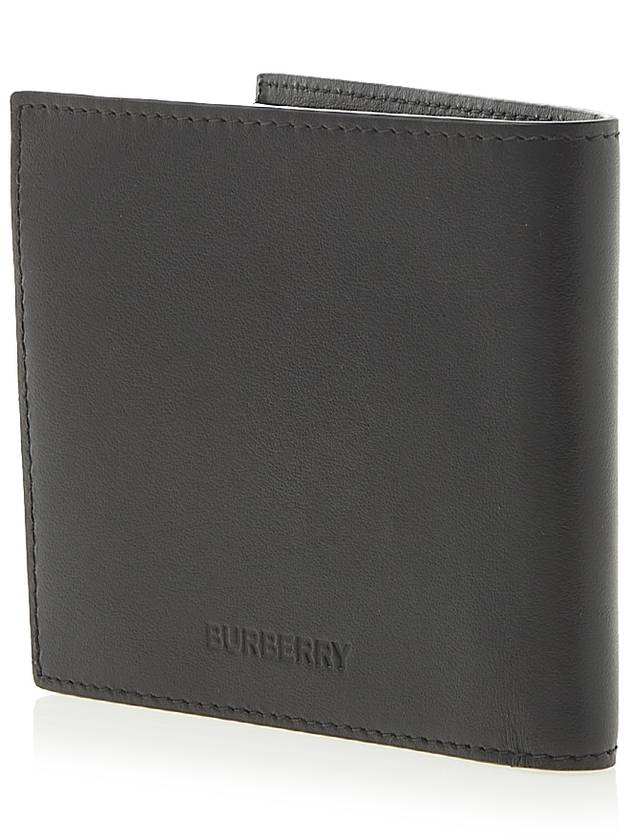 Universal Graphic Passport Wallet Black - BURBERRY - BALAAN.