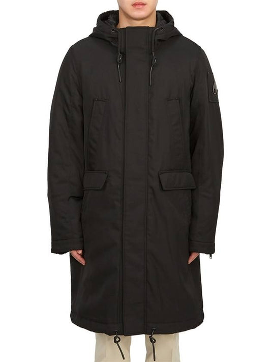 Garson Twill Combat Logo Parka Black - MOOSE KNUCKLES - BALAAN 2