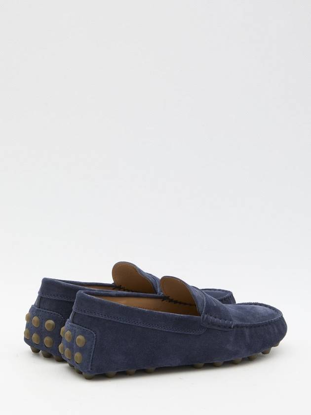 Gommino Bubble Suede Driving Shoes Navy - TOD'S - BALAAN 4