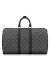 Keepall 45 Bandouliere Monogram Eclipse Duffel Bag Grey - LOUIS VUITTON - BALAAN 3